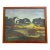Mid 20th Century Vintage Mid-Century Expressionist Landscape Painting Signed G. Bronson, Framed For Sale