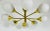 Mid-Century Modern Brass Chandelier from Kaiser Leuchten, 1960s For Sale - Image 3 of 11