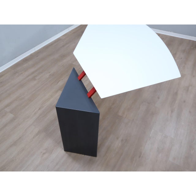 Postmodern Writing Desk attributed to Franco Corradini for Saporiti, 1980s For Sale - Image 9 of 14