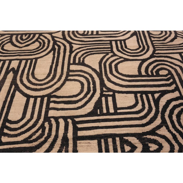 Early 21st Century Oversized Art Deco Style Modern Rug For Sale - Image 5 of 9