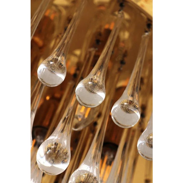 Austrian Raindrop Hanging Lamps in Murano by J. T. Kalmar, 1970, Set of 2 For Sale - Image 10 of 12