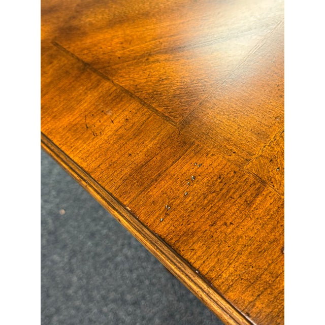 Thomasville Barley Twist Walnut Coffee Table For Sale - Image 9 of 12