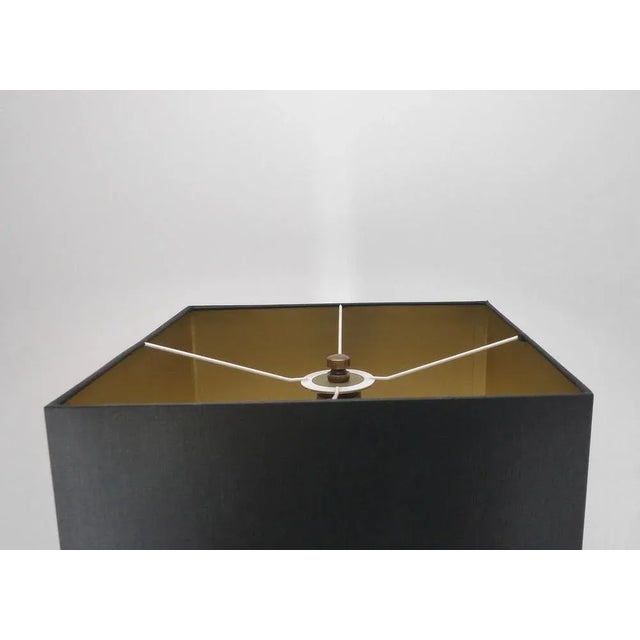 Gilt Brass Flower Lamp For Sale - Image 5 of 7