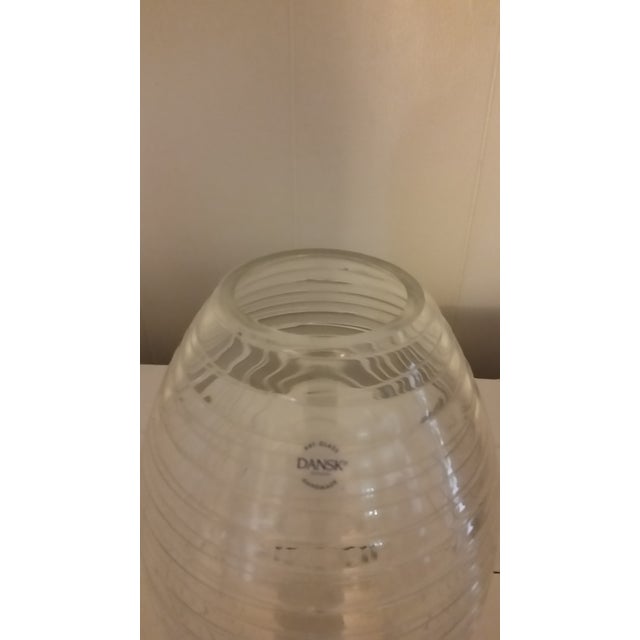 2000 - 2009 Dansk Glace Large Vase For Sale - Image 5 of 7