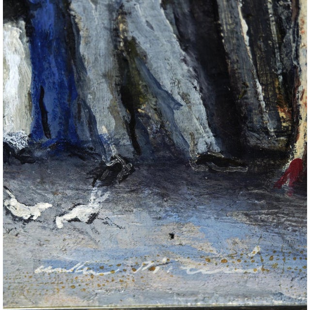 1990s Walter Piacesi, Latest News, 2002, Oil on Board For Sale - Image 5 of 17