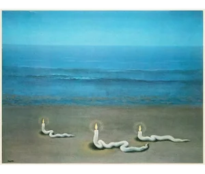 1972 After Rene Magritte, "Meditation", First Edition Photogravure