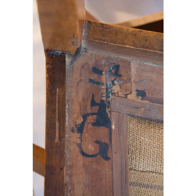 Antique Early 19th Century Austrian Empire Walnut Chairs, Set of 4 For Sale - Image 6 of 8