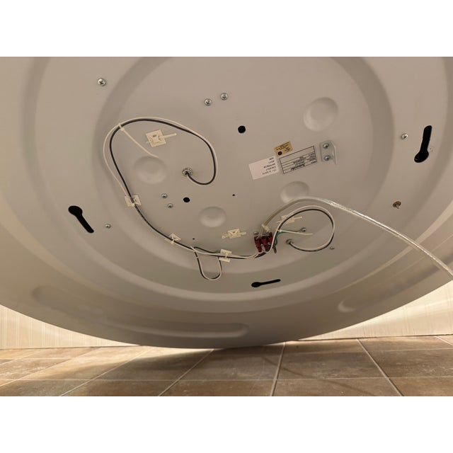 Metal Artemide Large Droplet 3-Light Ceiling Flush Mount Chandelier by Ross Lovegrove For Sale - Image 7 of 8