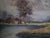 Mid-20th Century Italian River Landscape Oil Painting Signed Berti For Sale - Image 4 of 8