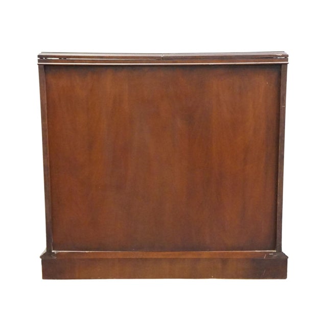 Dixie Furniture Banded Mahogany Traditional Style 68" Flip-Top Server Buffet 549-861 For Sale - Image 16 of 18