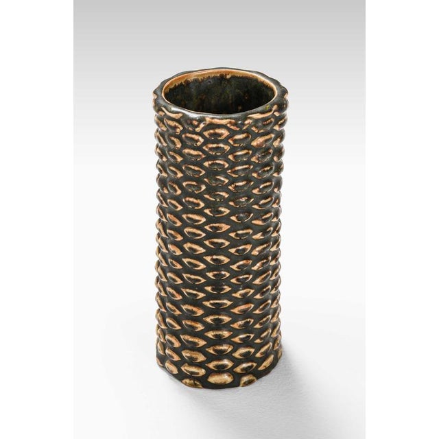1940s Scandinavian Modern Vase in Ceramic attributed to Axel Salto, 1944 For Sale - Image 5 of 6