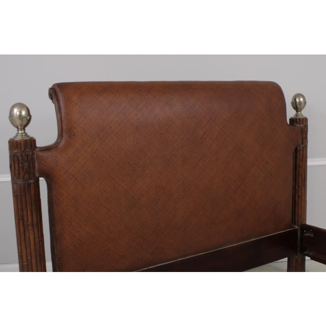 Thomasville Thomasville Ernest Hemmingway Kilimanjuro King Size Bamboo Bed For Sale - Image 4 of 14