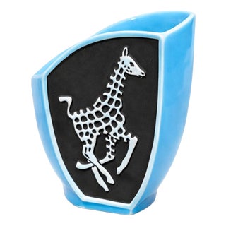 Mid-Century Porcelain Giraffe Vase from Wade, 1960s For Sale