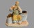 Sculpture Materials Antique Victorian Yellow Ware Sand Majolica Figural Drinking Friar Monk Smoking Stand For Sale - Image 7 of 7