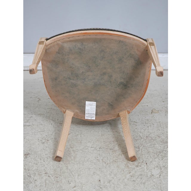 Set of 4 Ello Web Back Crackle Finish Armchairs For Sale - Image 17 of 18