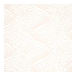 Sample - Schumacher Sauvage Wallpaper in Natural For Sale