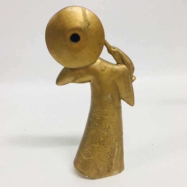 1960s Vintage 1960s Paper Mache Christmas Angel For Sale - Image 5 of 6