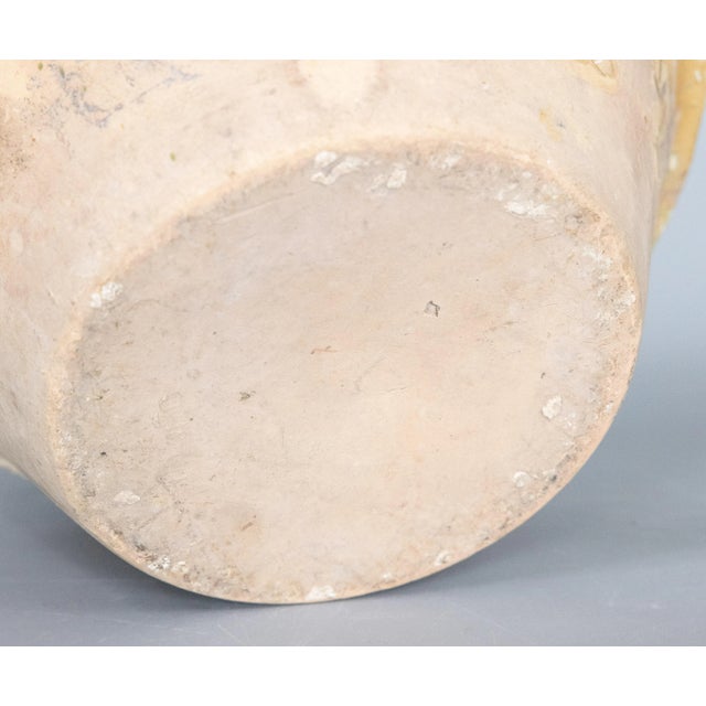 Ceramic 19th Century Italian Speckled Green Glazed Terracotta Passata Decorative Bowl For Sale - Image 7 of 8