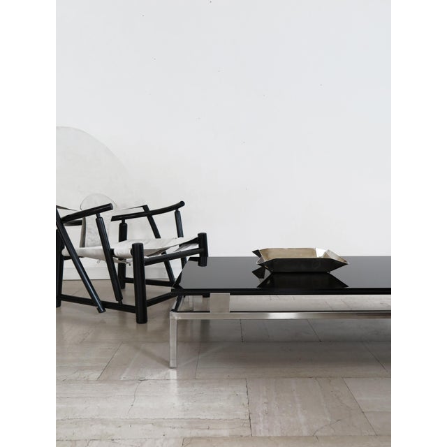 Fontana Arte Large Low Center Table from Fontana Arte, Italy, 1970s For Sale - Image 4 of 14