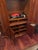 Traditional Elegant Solid Wood Entertainment Armoire / Tv Cabinet – Traditional Luxury Media Cabinet With Curved Side Storage For Sale - Image 3 of 6