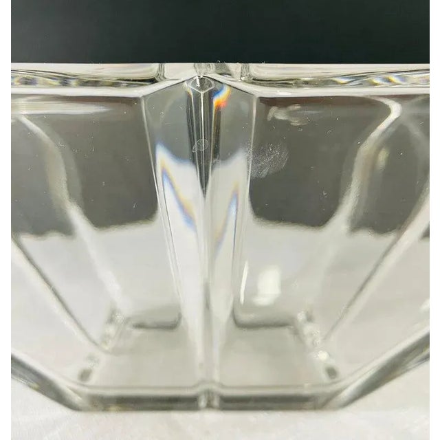 1990s Rosenthal Germany Crystal Center Piece or Bowl For Sale - Image 5 of 10