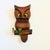 A wonderful mid century sculptural wall hanging, carved out of wood to create a cute owl sitting on a branch. Ready to...