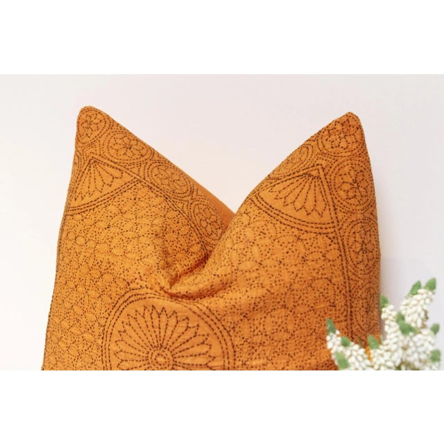 Alba Hand-Stitched Pillow Cover For Sale - Image 4 of 7
