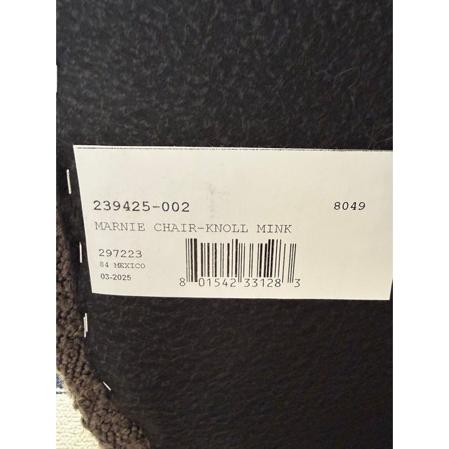 Textile Four Hands Marnie Chair in Knoll Mink For Sale - Image 7 of 8