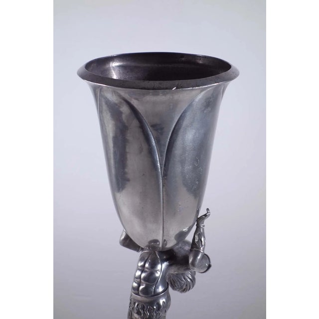 1980s Acrobat Pewter Metal Vase by Piero Figura, 1980s For Sale - Image 5 of 10