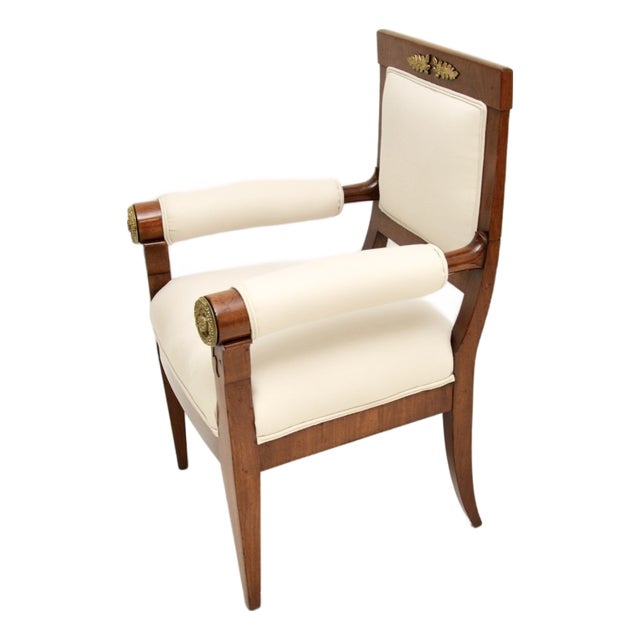 Regency Chair with Gilt Bronze, 1815 For Sale