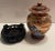 Copper Miniature Hand-Painted Moriage Satsuma Jar, Made in Japan, Stamped For Sale - Image 8 of 12