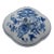 1950s Meissen Porcelain Blue Onion Lidded Box For Sale