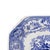 Porcelain - English serving dish. 20th-century English porcelain; in shades of blue and white decorated with landscape and...