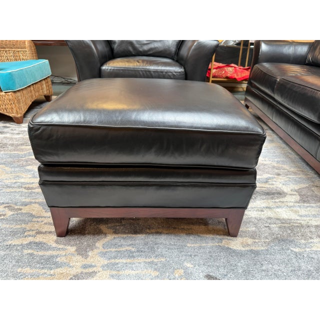 Black Stickley Keeler Ottoman For Sale - Image 8 of 12