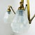 1930s French Art Deco Milk Glass Chandelier For Sale - Image 4 of 12