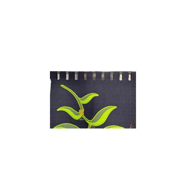 Olga Fisch, Vintage Handwoven Tapestry Wool Folk Art Rug Weaving Wall Hanging Olga Fisch For Sale - Image 9 of 12