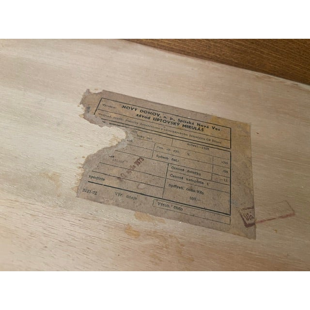 Vintage Writing Table by Bohumil Landsman for Novy Domov, 1973 For Sale - Image 7 of 9
