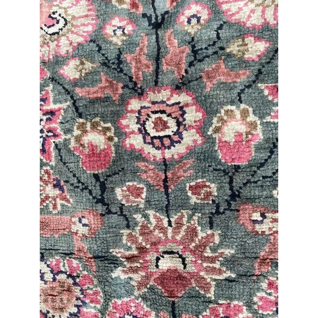 Vintage Silk Turkish Rug For Sale - Image 11 of 18
