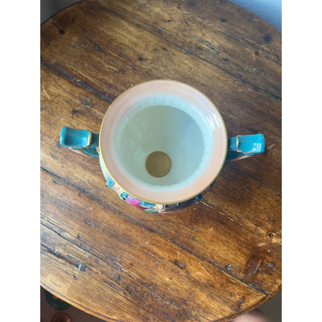 Ceramic 1905 Royal Worcester Hadley Ware Rose Vase For Sale - Image 7 of 12