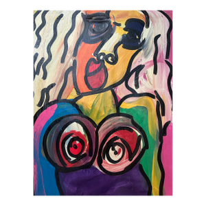 Titled Painting by Peter Keil, 1987