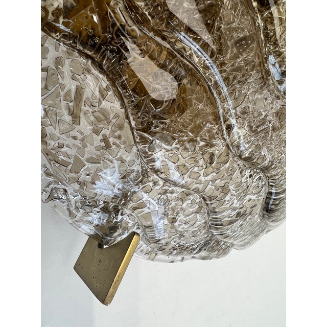 Large Murano Glass Flush Mount from Kaiser Idell / Kaiser Leuchten, Germany, 1970s For Sale - Image 12 of 18