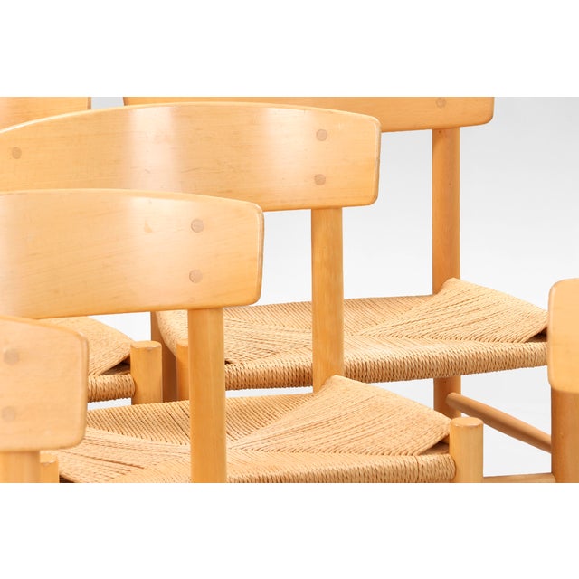 Børge Mogensen J39 Dining Chair by Børge Mogensen for FDB Møbler, Denmark, 1950s For Sale - Image 4 of 8