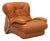Corolla Lounge Chair in Cognac Leather by I.P.E., 1970s For Sale