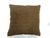 Early 20th Century Brown Turkish Mohair Rug Pillow For Sale - Image 5 of 5