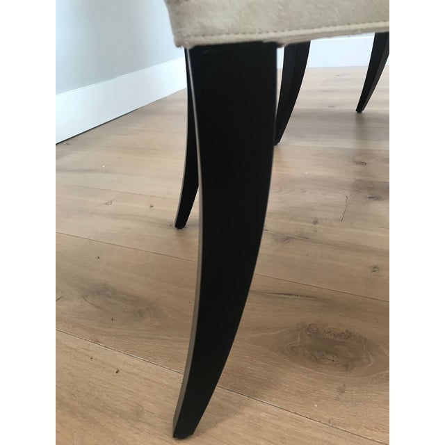 Wittmann Hand-Stitched European Designed Ultra-Suede Dining Room Chairs Set of 6 For Sale - Image 10 of 12