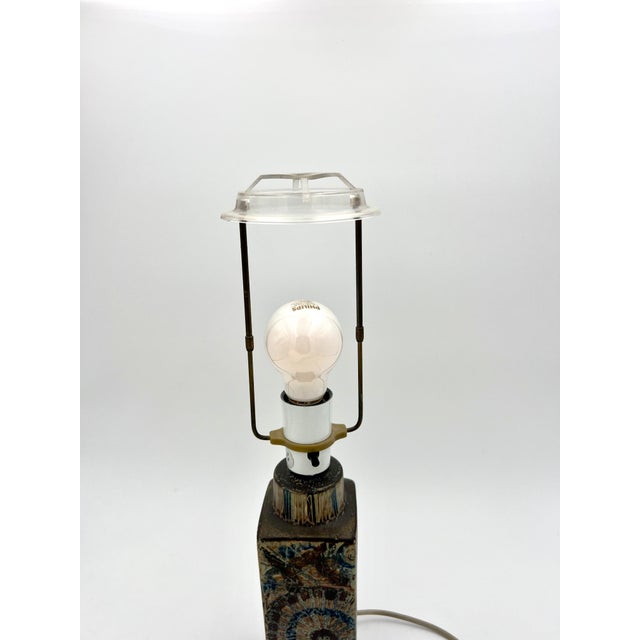 Royal Copenhagen Table Lamp by Niels Thorsson for Royal Copenhagen, Denmark, 1970s For Sale - Image 4 of 9