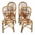 Provençal Rattan Armchairs and Chairs, France, 1960s, Set of 4 For Sale - Image 3 of 18