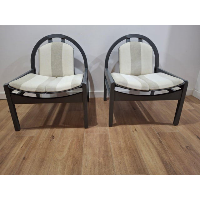 1980s French Armchairs from Baumann, 1980s, Set of 2 For Sale - Image 5 of 14