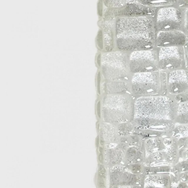 White Clear Bubbled Glass Wall Lights from Hillebrand, 1960s, Set of 2 For Sale - Image 12 of 13