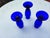 1970s Cobalt Glass Vase, 1970s, Set of 3 For Sale - Image 5 of 7